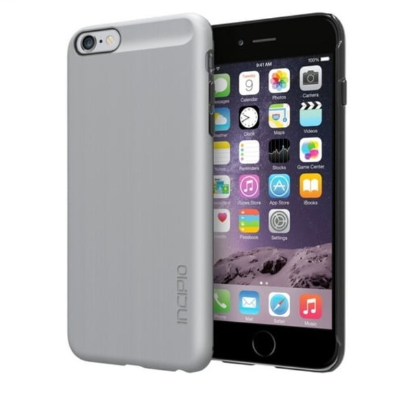 Incipio Other - Incipio Feather Shine Case iPhone 6 Plus, 6s Plus Silver Brushed Aluminum Finish